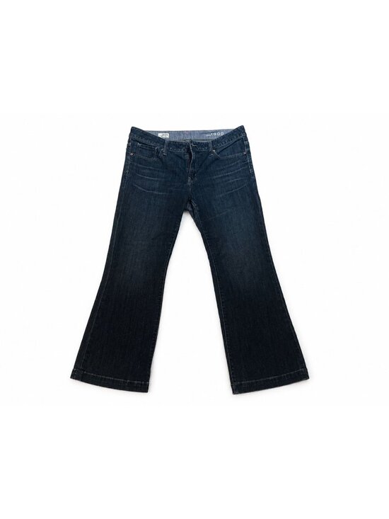 GAP Denim - GAP Long & Lean Women's Dark Wash Bootcut Jeans 32 14A Stretch Denim